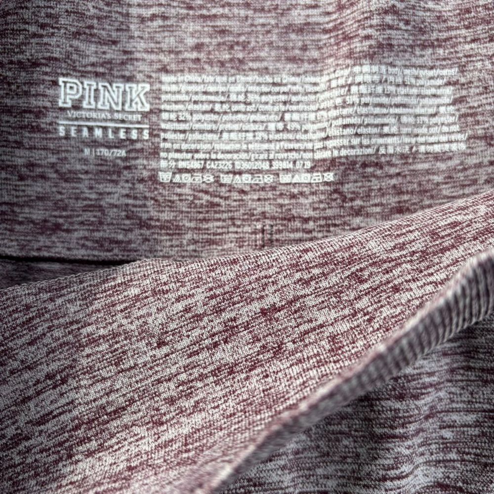 PINK Victoria's Secret High Rise Seamless Leggings Women's Size M - Picture 4 of 6